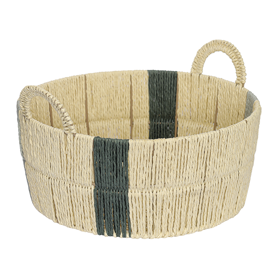 

Корзина плетеная круглая Bodhran Sage из коллекции Ethnic, размер S