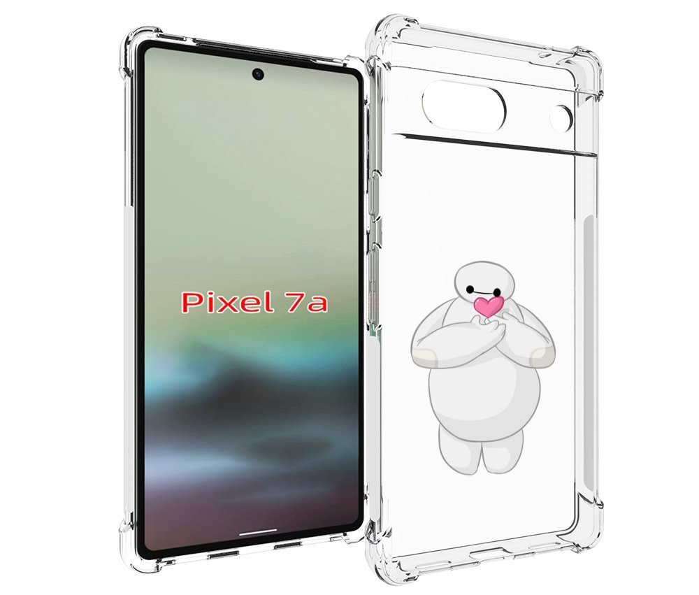 

Чехол MyPads снеговик-с-сердечком для Google Pixel 7A, Tocco
