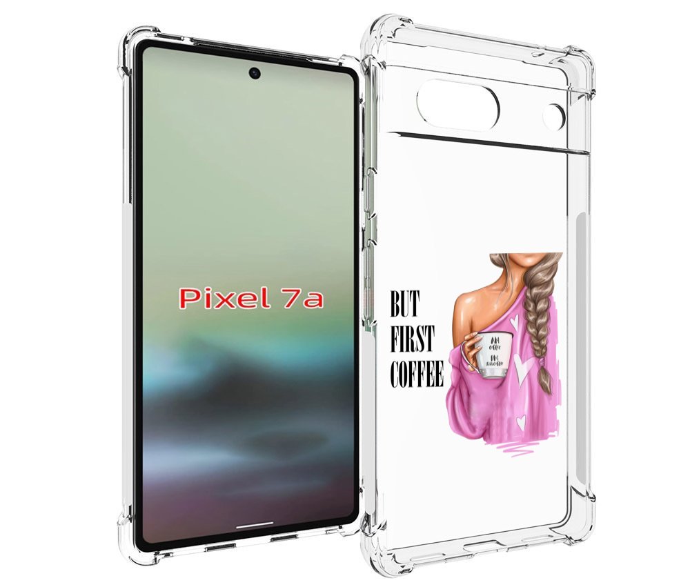 

Чехол MyPads сначала-кофе для Google Pixel 7A, Tocco