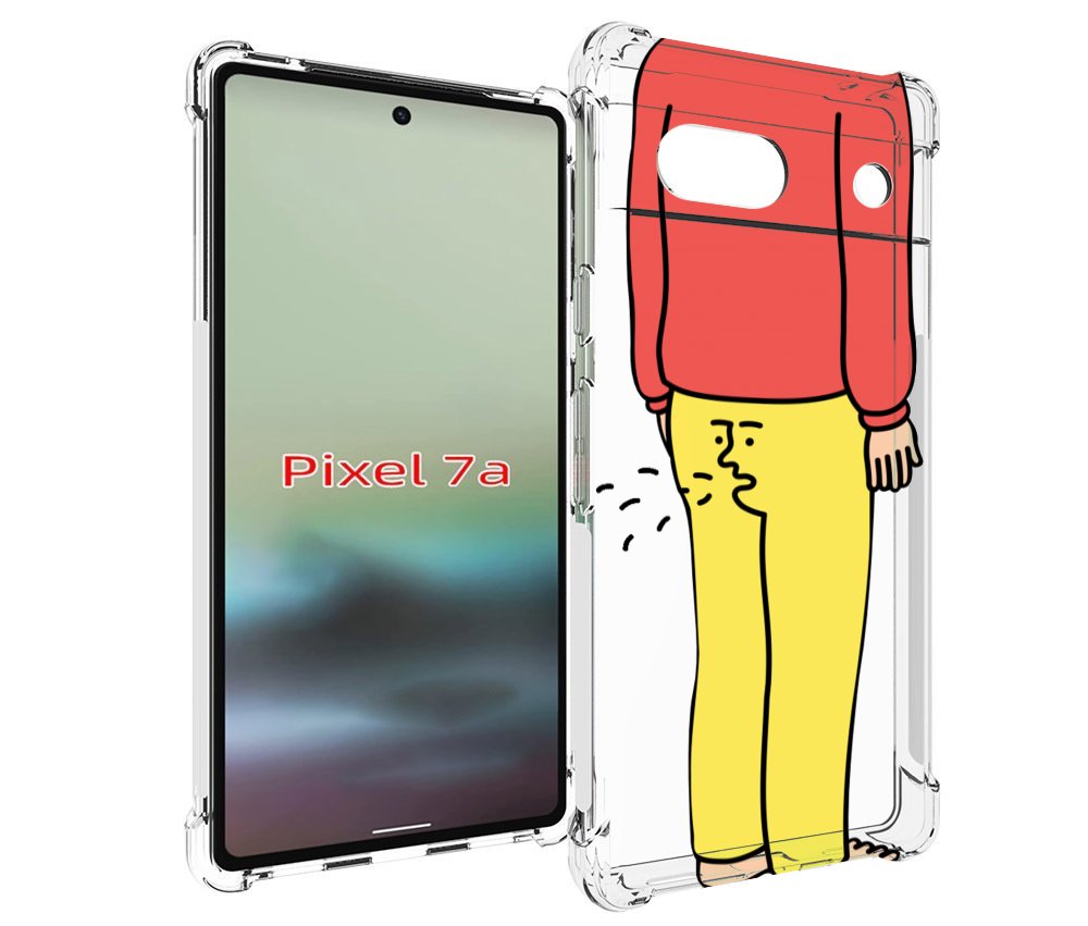 

Чехол MyPads смешной-мужчина для Google Pixel 7A, Tocco