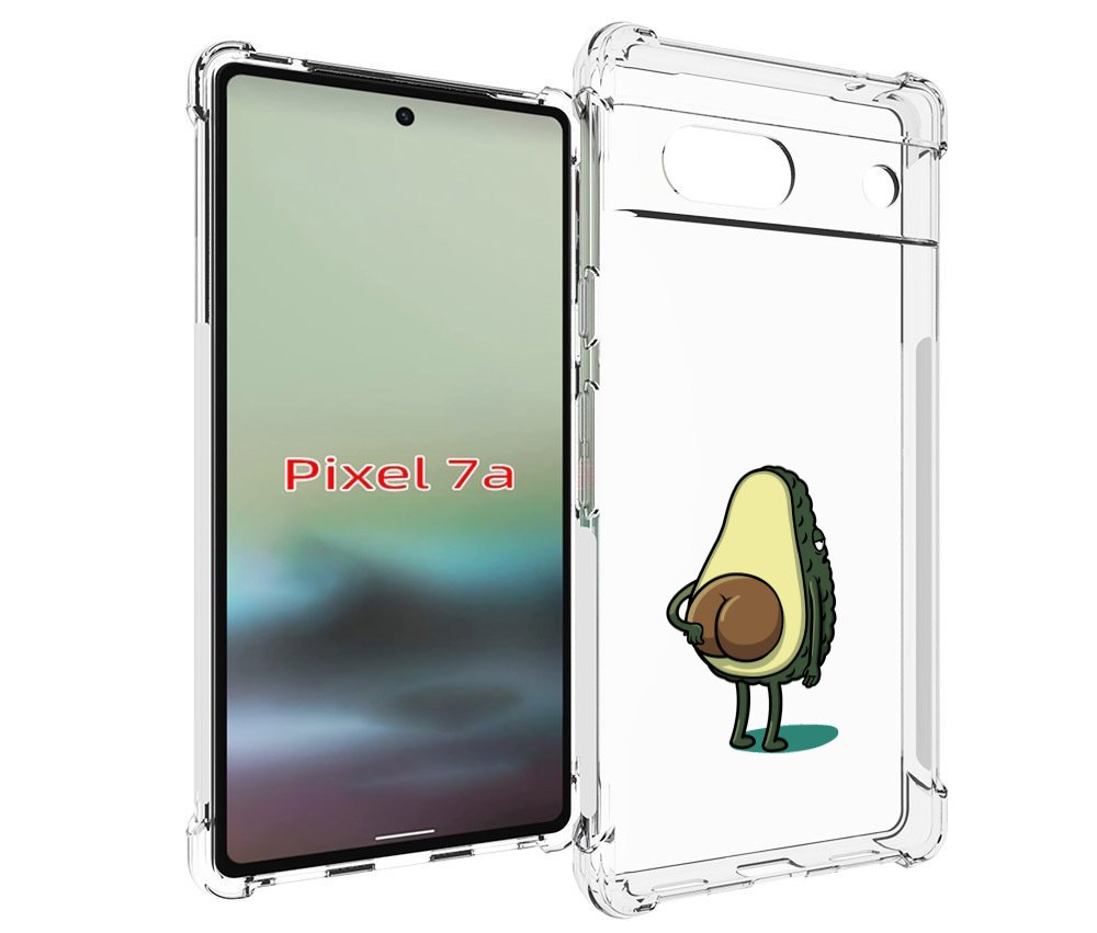 

Чехол MyPads смешной авокадо сзади для Google Pixel 7A, Tocco