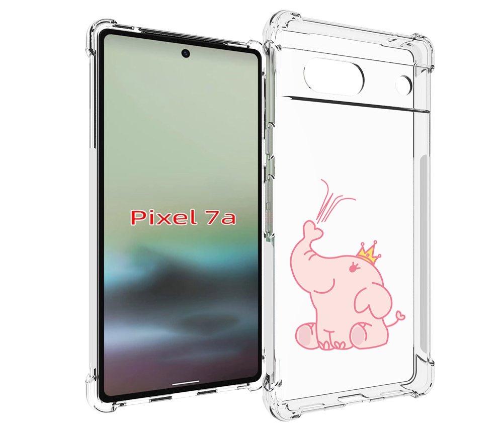 

Чехол MyPads слоник-принц детский для Google Pixel 7A, Tocco