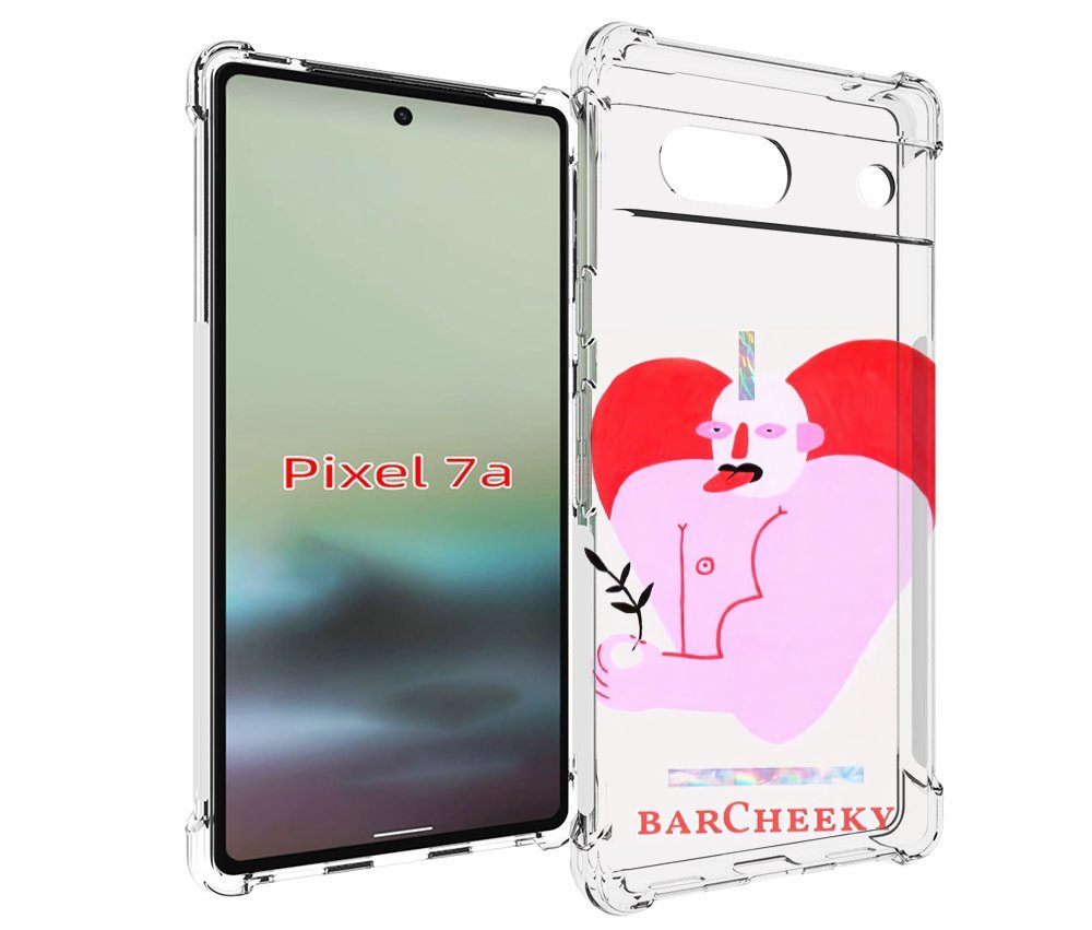 

Чехол MyPads силач в сердце женский для Google Pixel 7A, Tocco