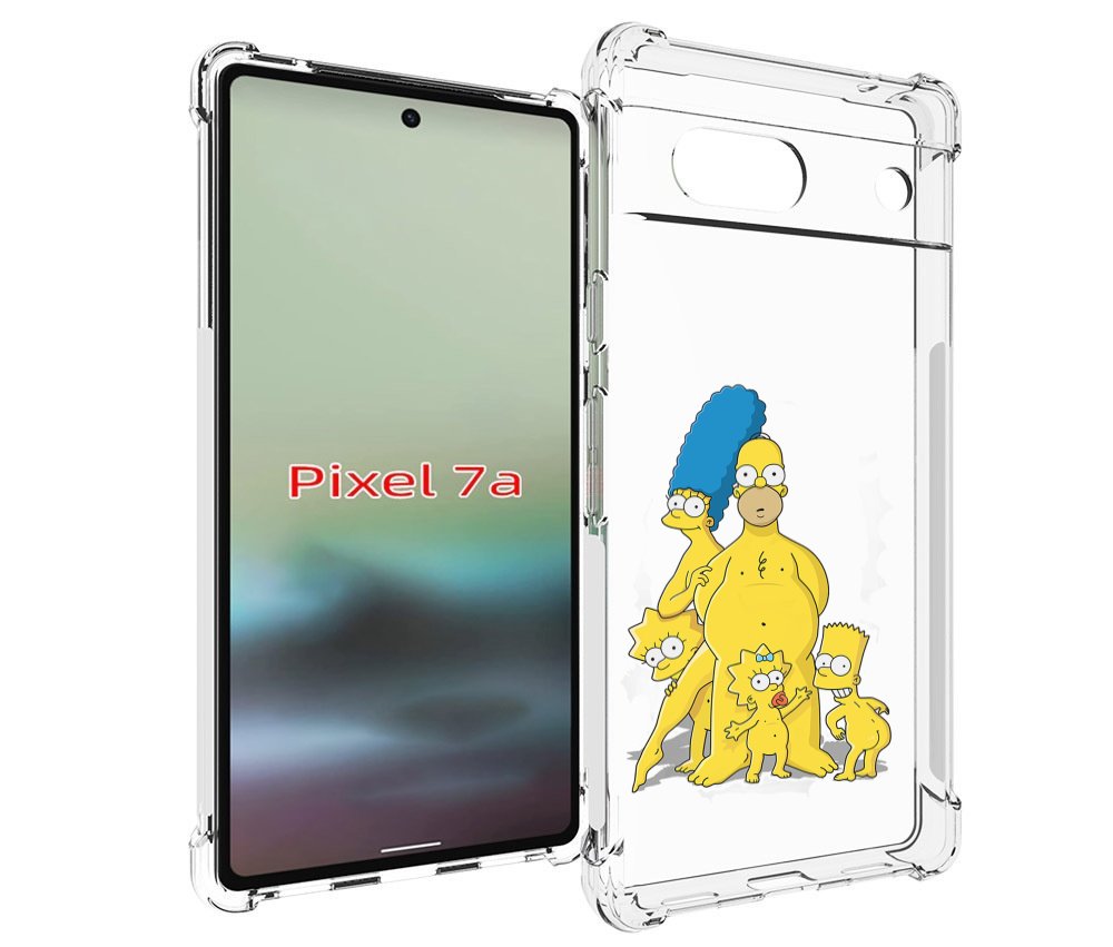

Чехол MyPads семья-симпсонов для Google Pixel 7A, Tocco