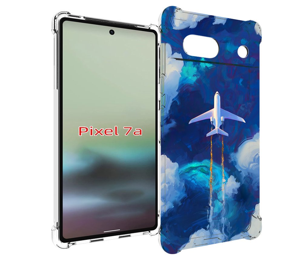 

Чехол MyPads самолет-в-небе-рисунок для Google Pixel 7A, Tocco