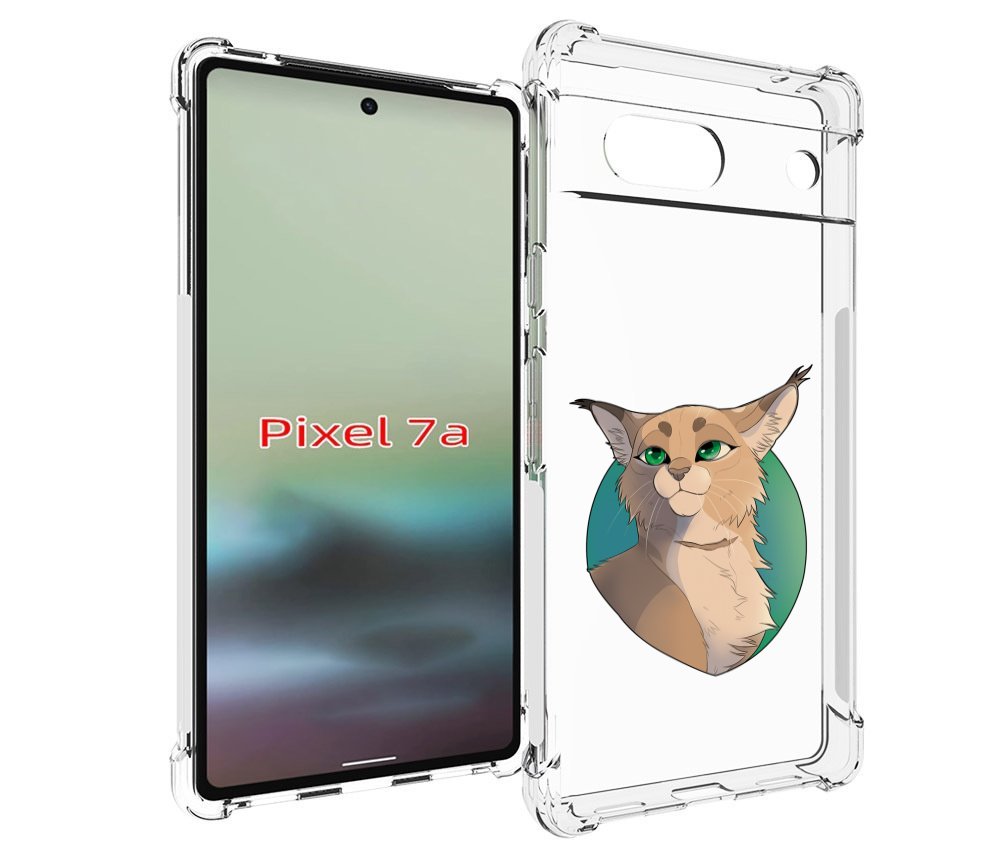 

Чехол MyPads рысь-нарисованная для Google Pixel 7A, Tocco