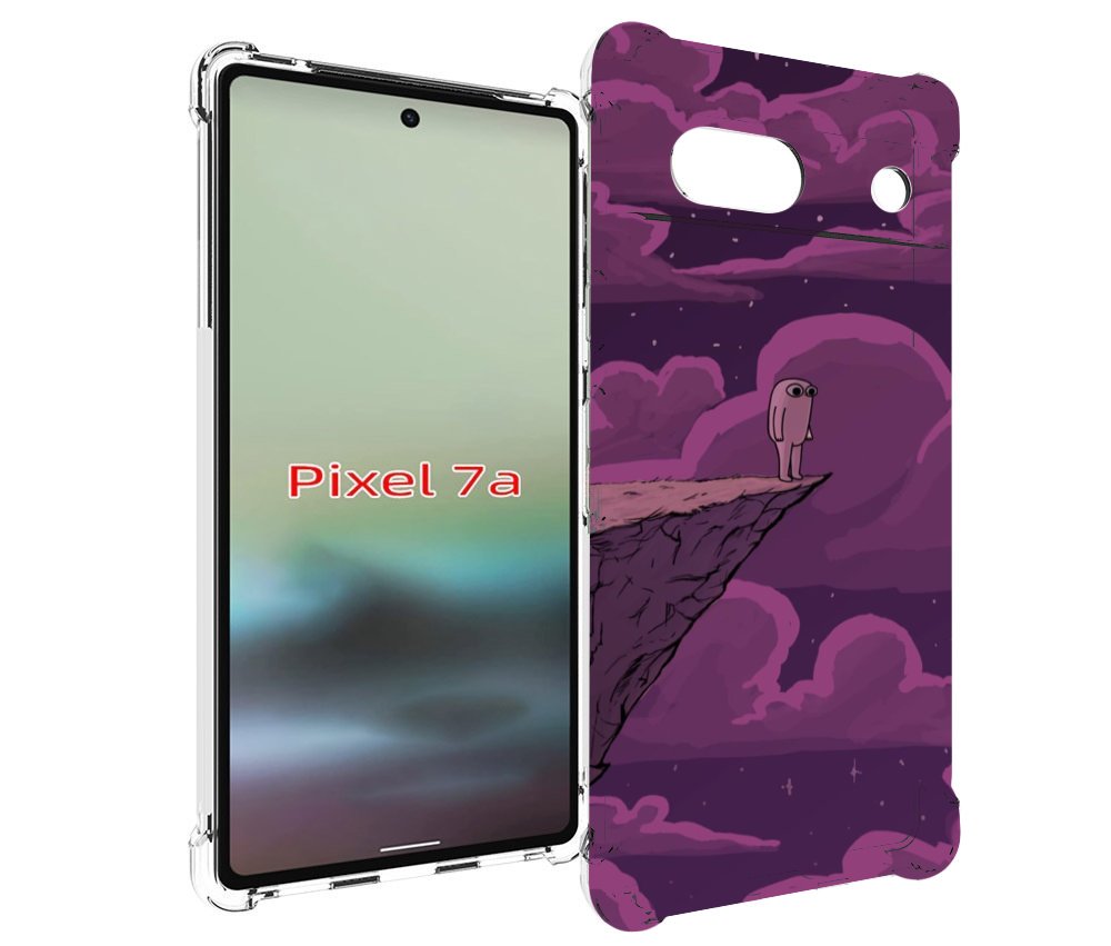 

Чехол MyPads розовая-фасолька для Google Pixel 7A, Tocco