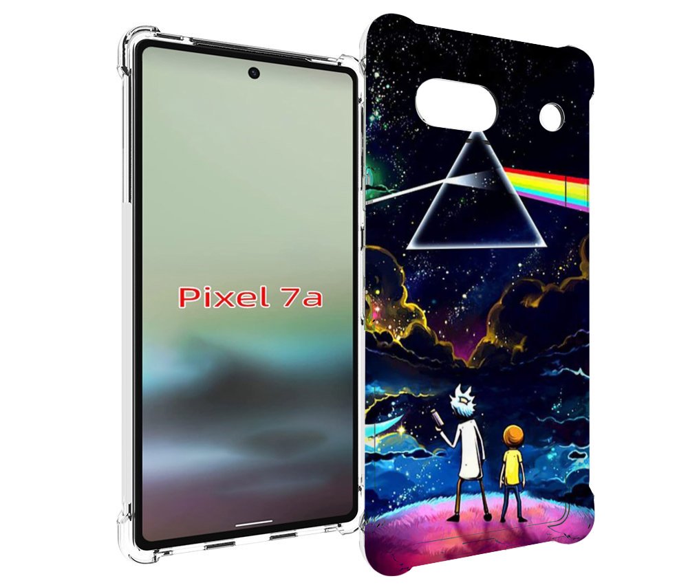 

Чехол MyPads рик и морти в космосе для Google Pixel 7A, Tocco