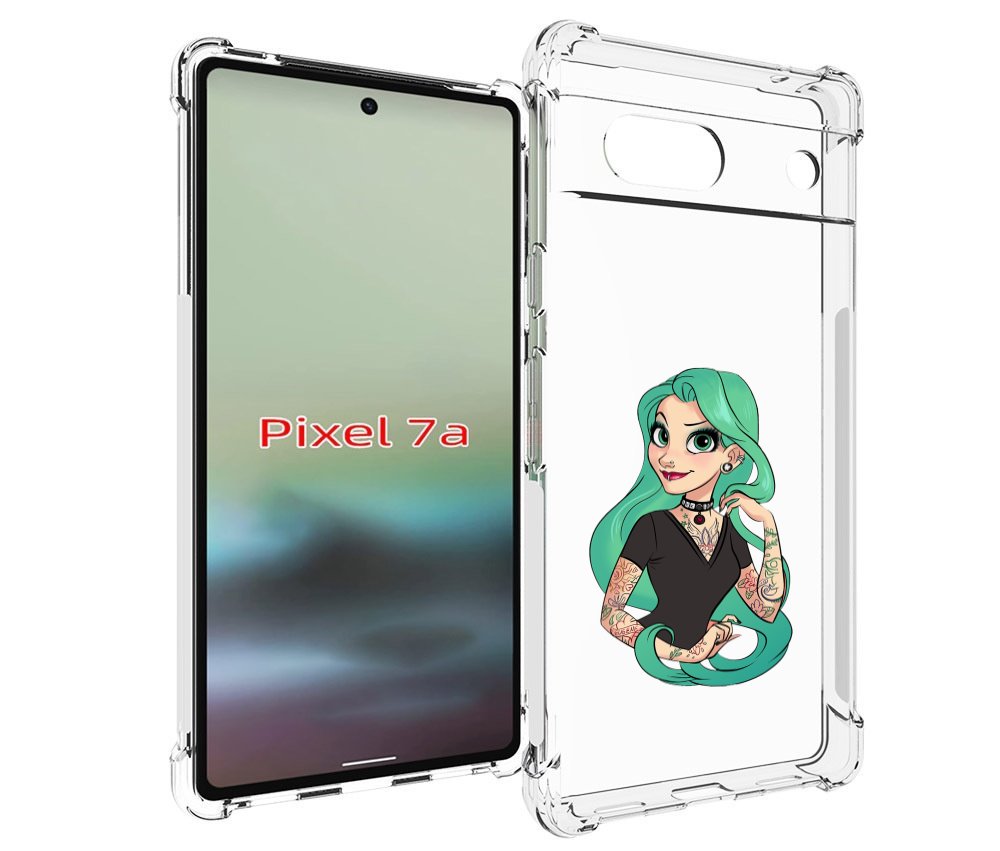 

Чехол MyPads рапунцель-в-тату женский для Google Pixel 7A, Tocco