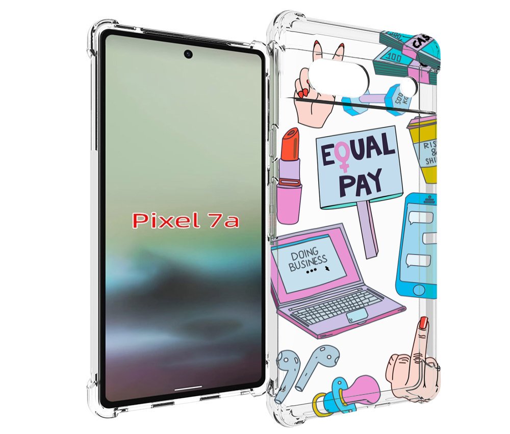 

Чехол MyPads разные-штучки для Google Pixel 7A, Tocco