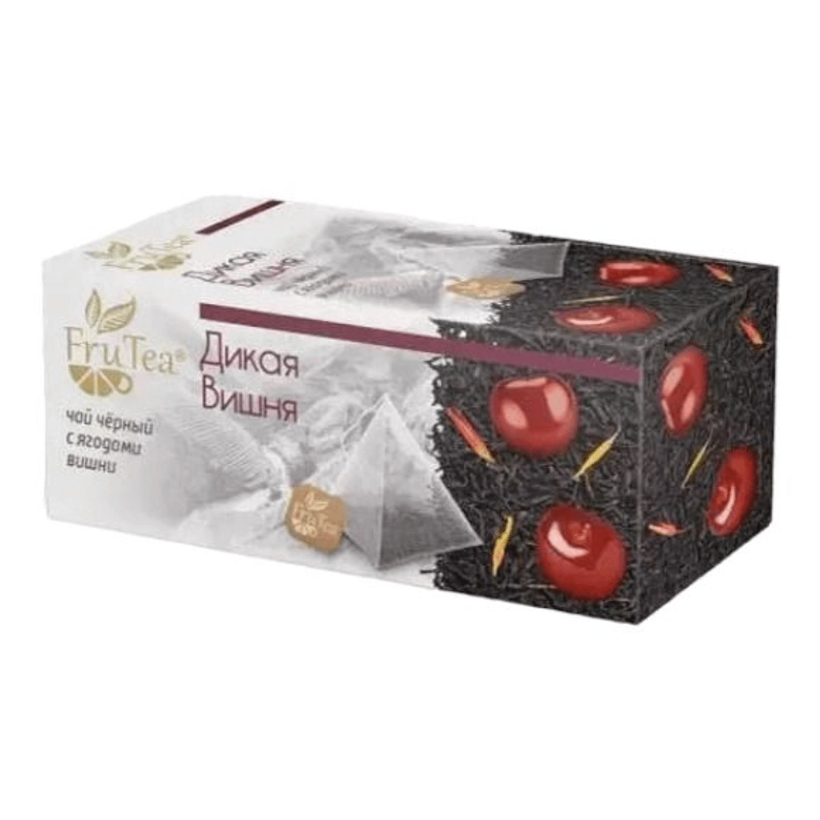 

Чай черный Fru Tea Дикая вишня в пакетиках 2 г x 20 шт