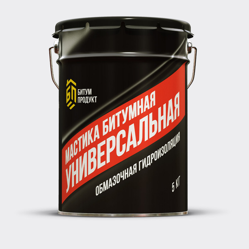

Мастика битумная БИТУМ ПРОДУКТ BP-007 5кг, Черный
