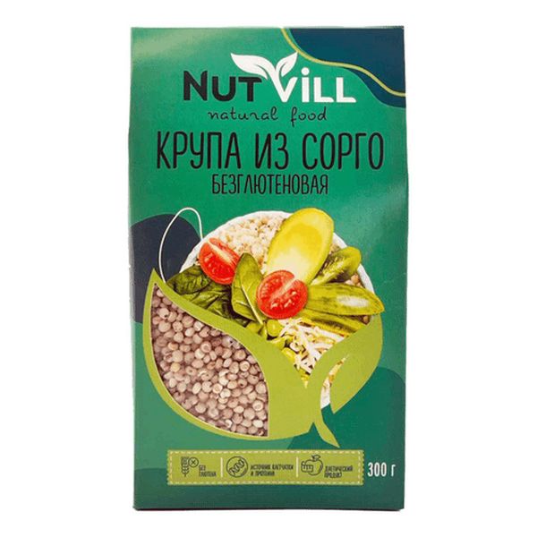 Крупа из сорго NutVill безглютеновая 300 г 299₽