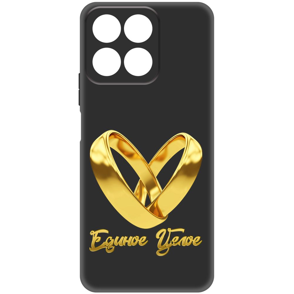 

Чехол-накладка Krutoff Soft Case Единое целое для Honor X7c черный