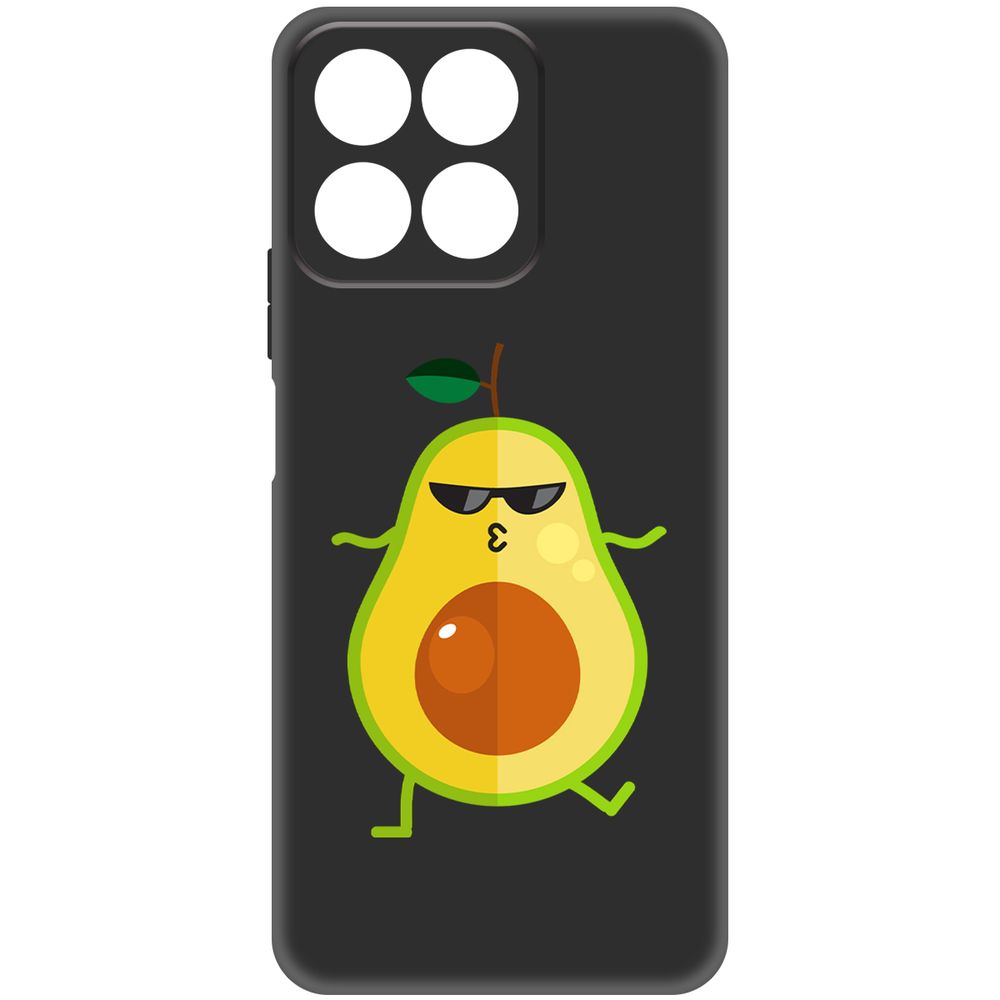

Чехол-накладка Krutoff Soft Case Авокадо Стильный для Honor X7c черный