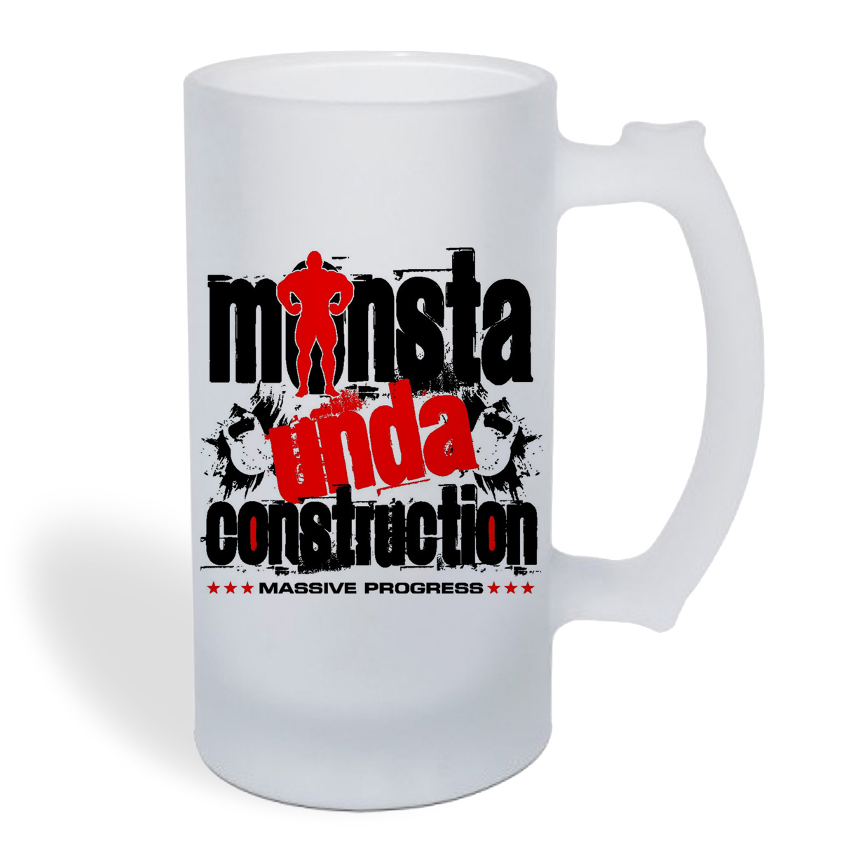 

Кружка пивная CoolPodarok Monsta unda construction