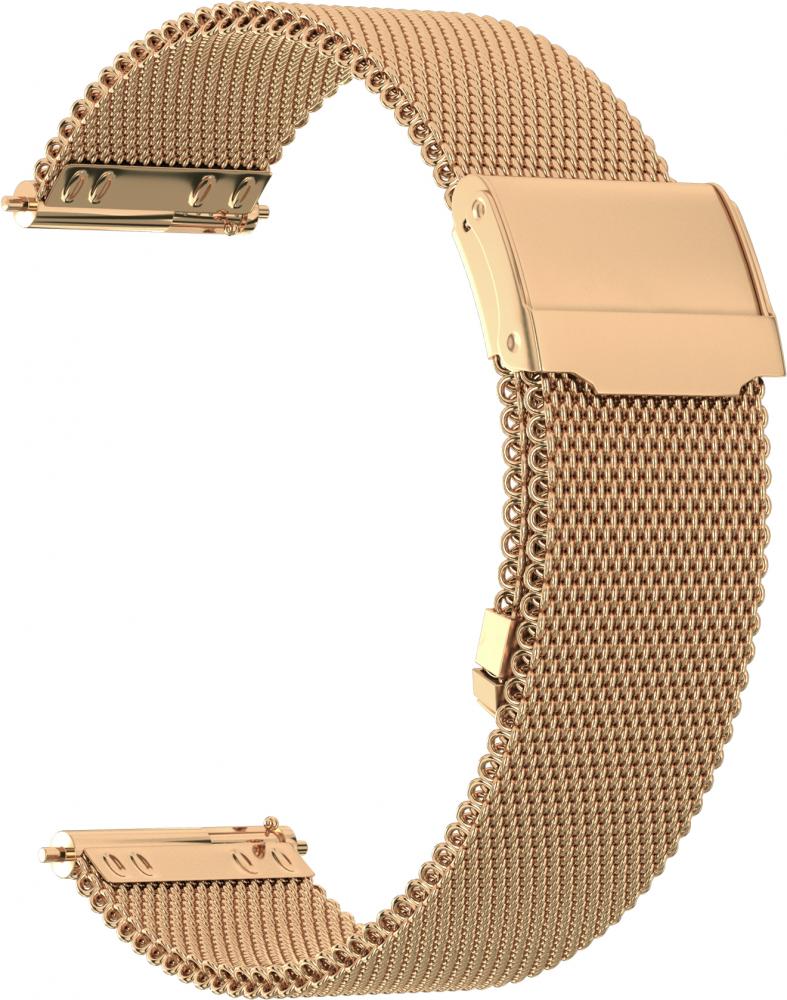 

Ремешок стальной GSMIN Auri 20 для Honor Watch ES (Золотой)