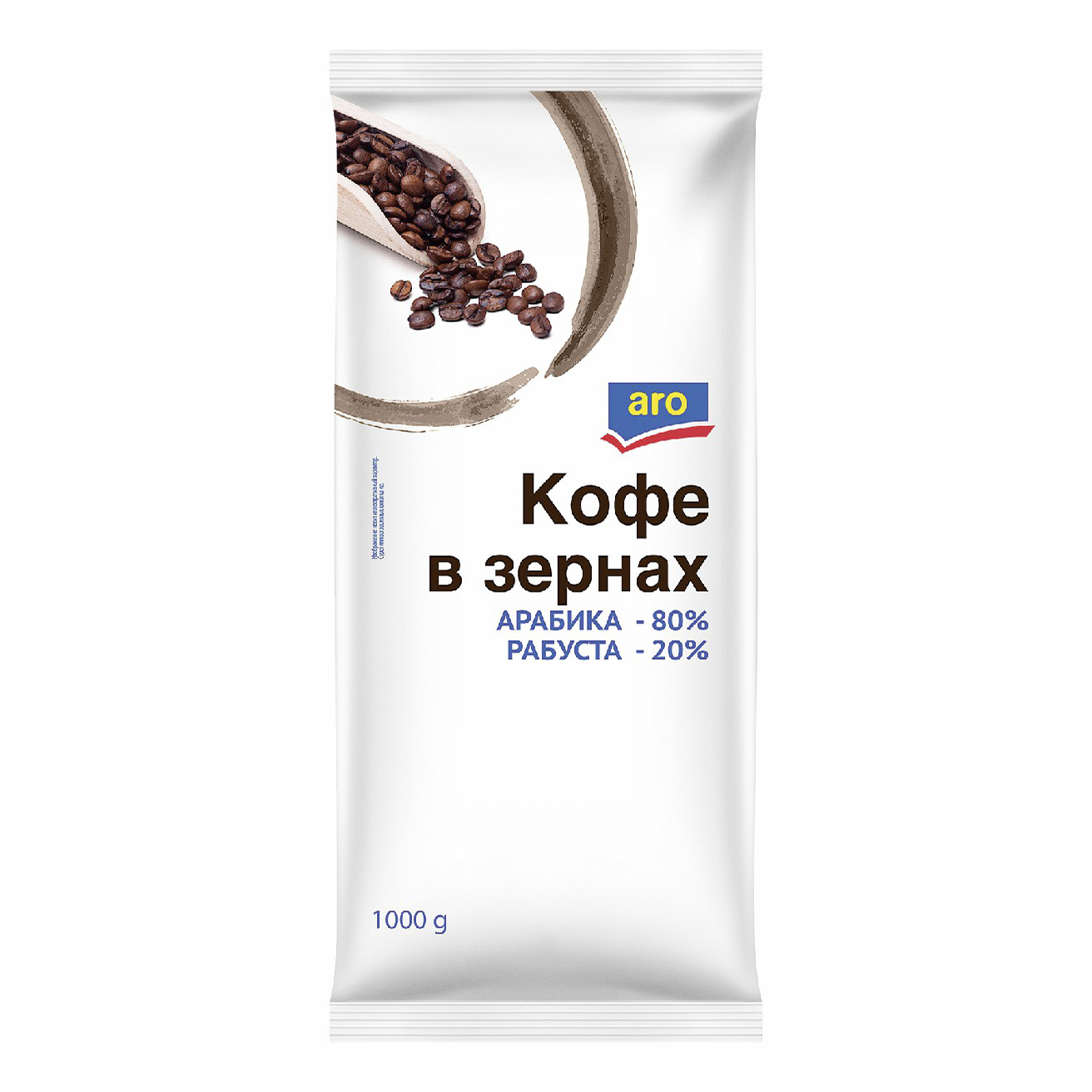 

Кофе Aro натуральный в зернах 1 кг