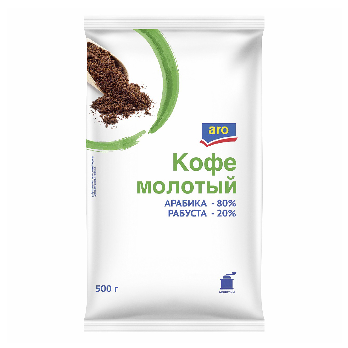 

Кофе Aro натуральный молотый 500 г