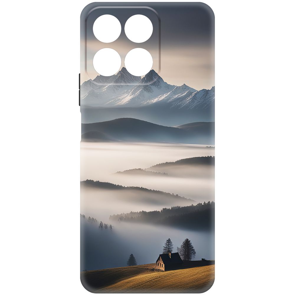 

Чехол-накладка Krutoff Soft Case Туман для Honor X7c черный