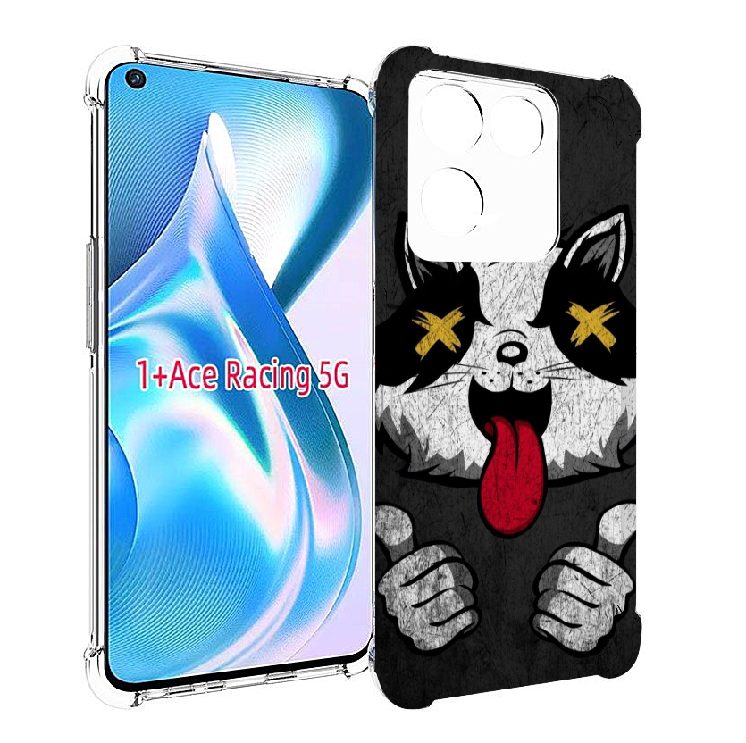 

Чехол MyPads классный зверек для OnePlus Ace Racing, Прозрачный, Tocco