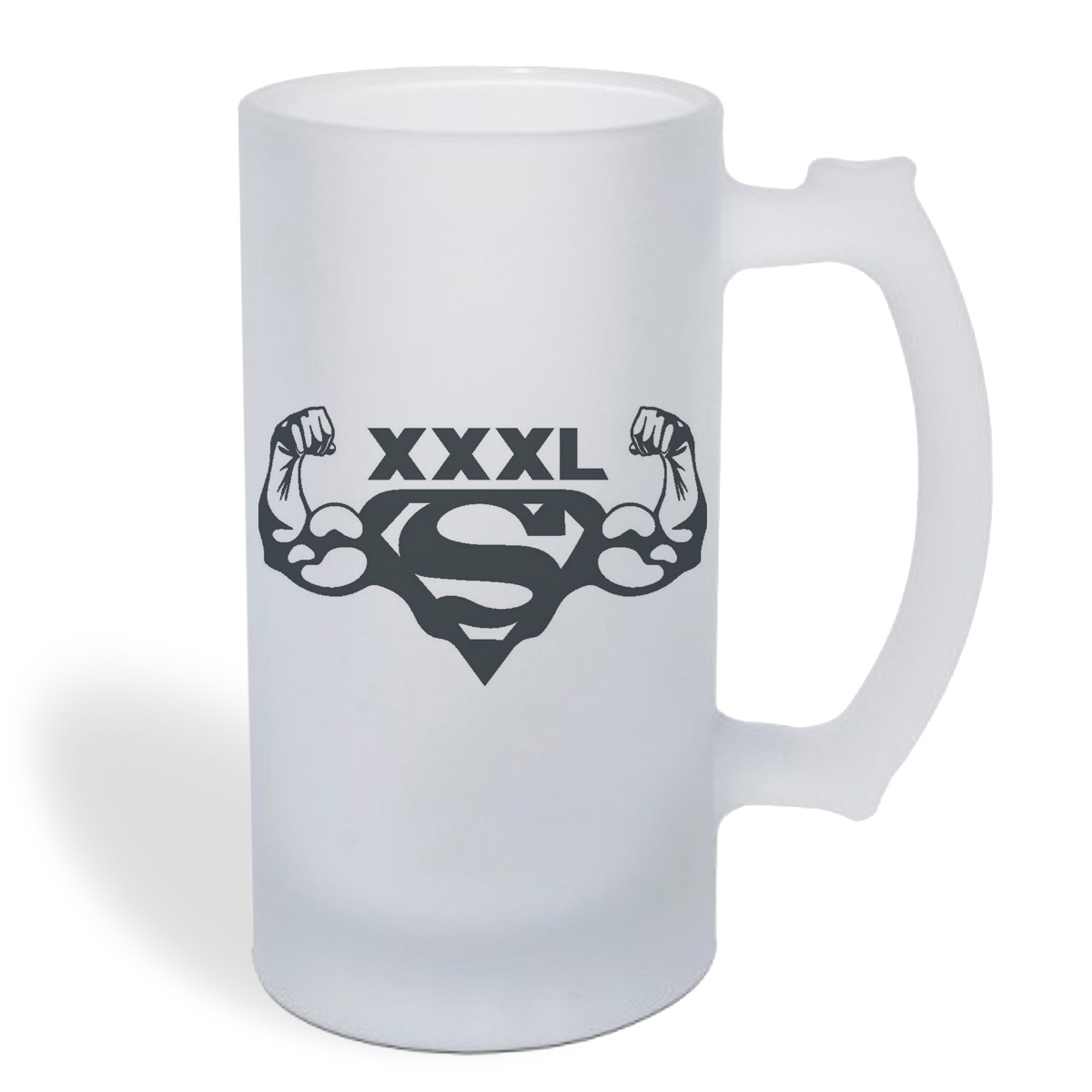 

Кружка пивная CoolPodarok супермен XXXL