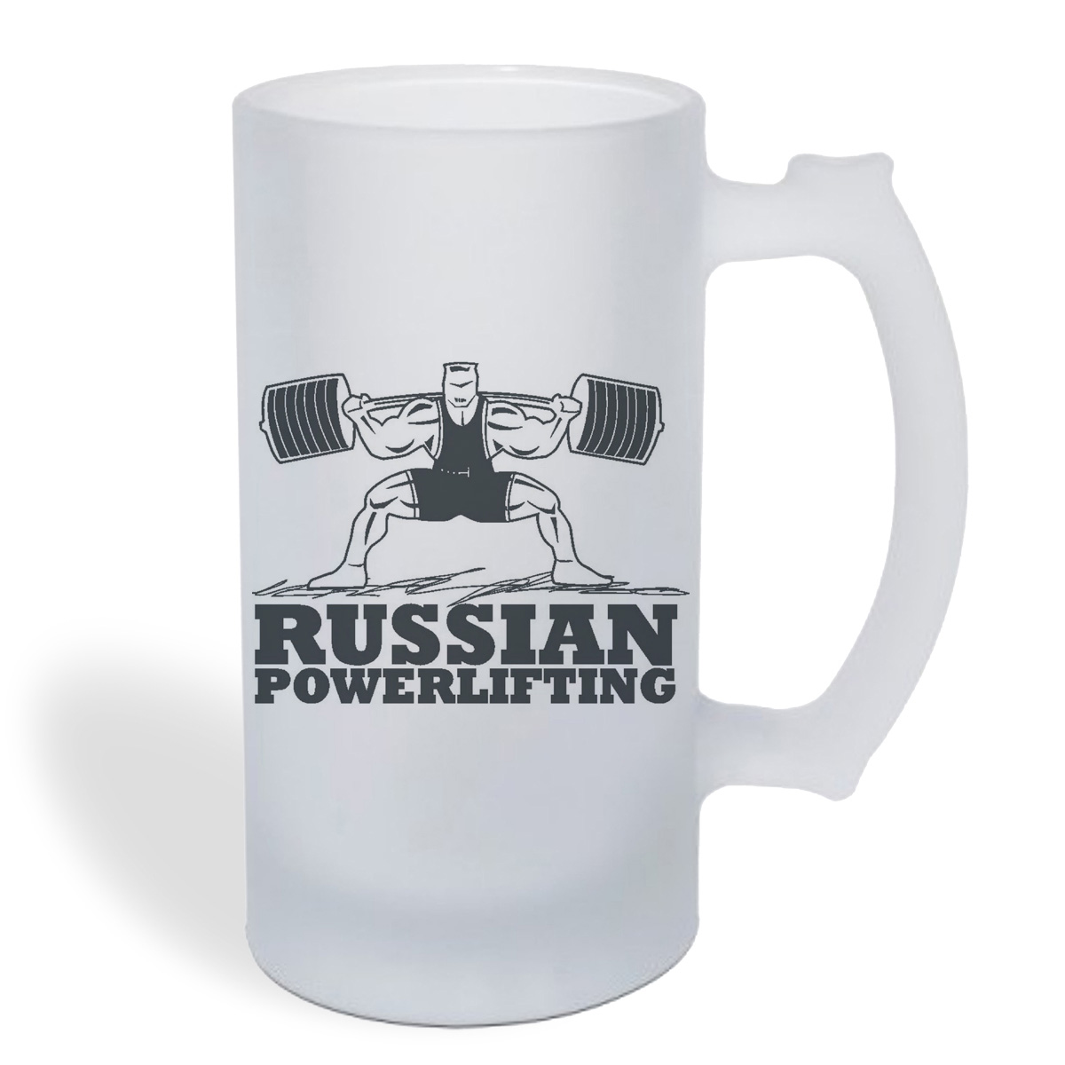 

Кружка пивная CoolPodarok Russian powerlifting (Русский пауэрлифтинг)