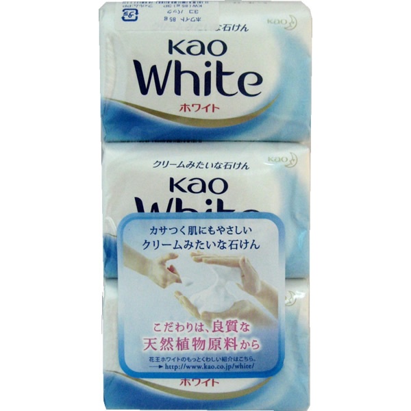 Купить Kao white regullar мыло кусковое, 3 шт х 85 гр, MegRhythm