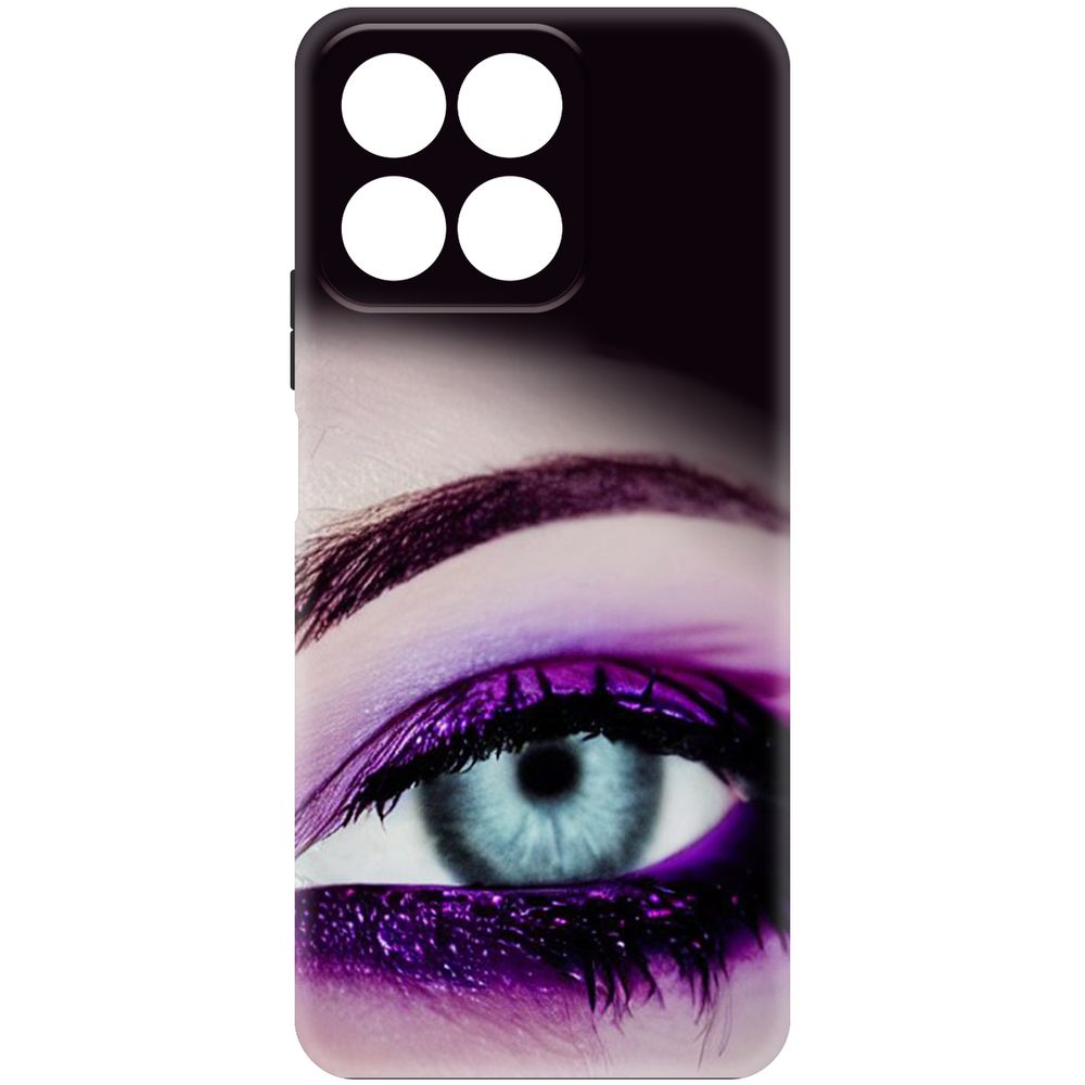 

Чехол-накладка Krutoff Soft Case Взгляд для Honor X7c черный