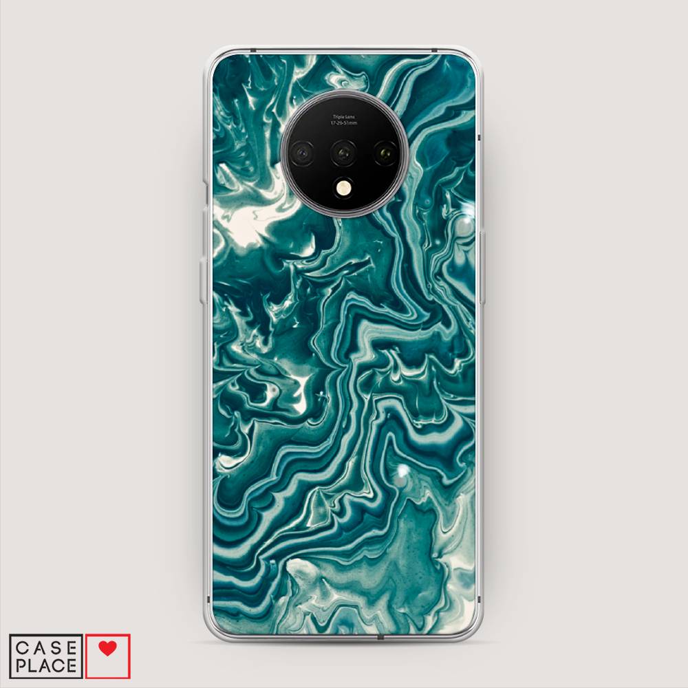 

Чехол Awog на OnePlus 7T / ВанПлас 7T "Минералы 4", Голубой, 150950-3