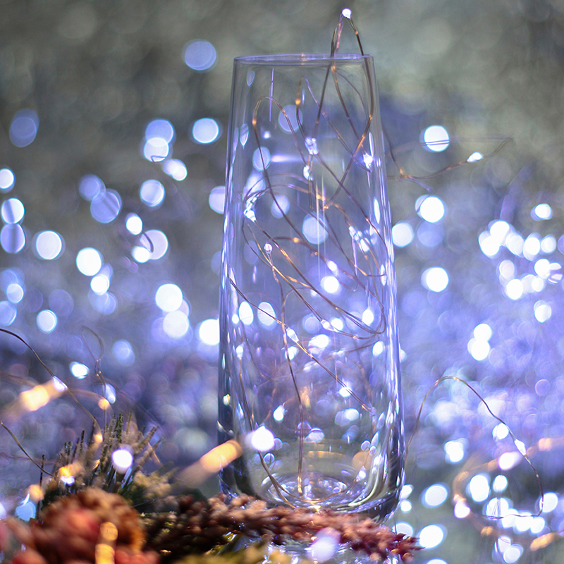 

Светодиодная нить Baziator Роса GH0004V 5 м белый холодный, Роса