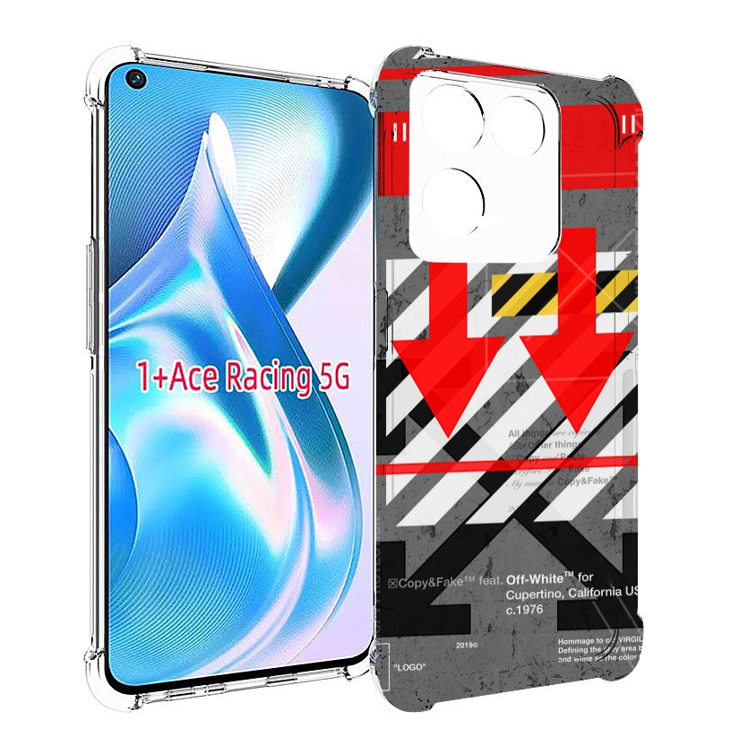 

Чехол MyPads знаки-логотипы для OnePlus Ace Racing, Прозрачный, Tocco