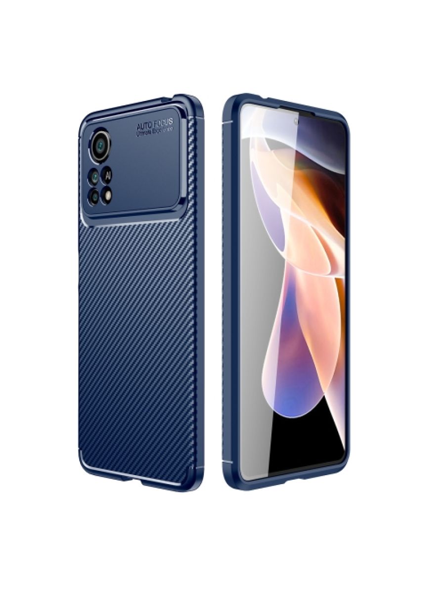 

Brodef Beetle Силиконовый чехол для Poco X4 Pro 5G Черный