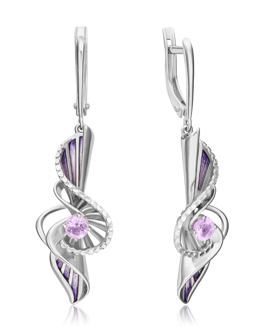 

Серьги из серебра с аметистом PLATINA jewelry 02-4729-00-203-0200-69, 02-4729-00-203-0200-69