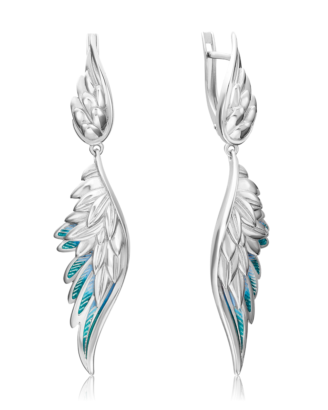 

Серьги из серебра без вставки PLATINA jewelry 02-4726-00-000-0200-68, 02-4726-00-000-0200-68