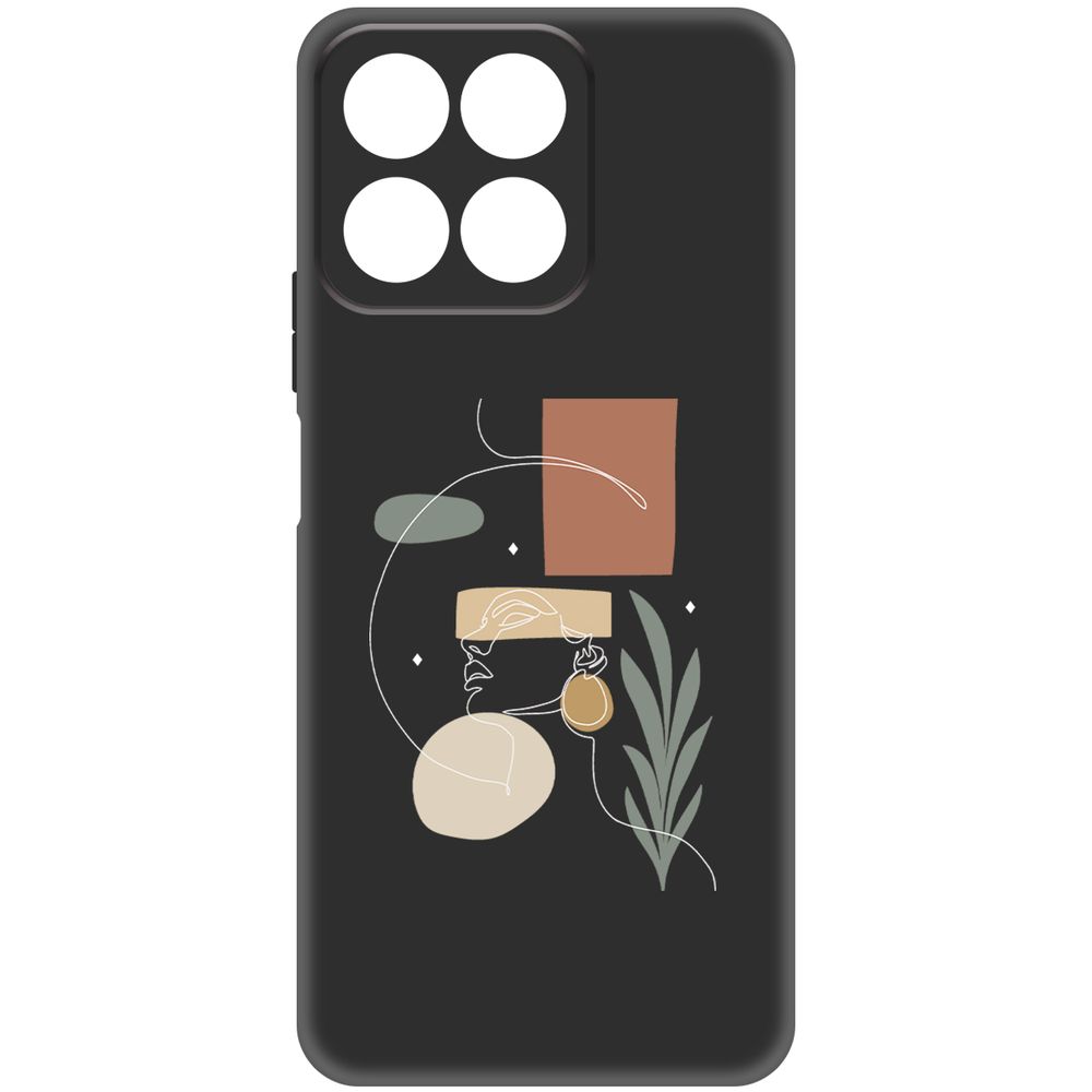 

Чехол-накладка Krutoff Soft Case Элегантность для Honor X7c черный