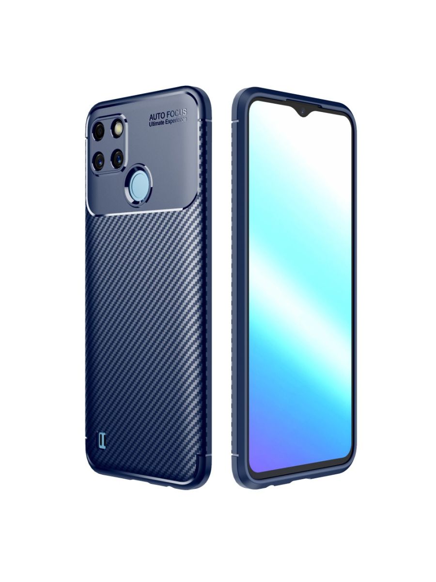 

Brodef Beetle Силиконовый чехол для Realme C21Y Черный
