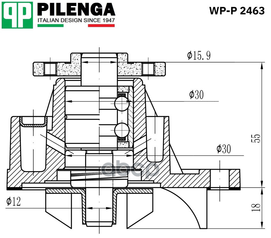 

Насос Охлаждения Двс PILENGA wpp2463