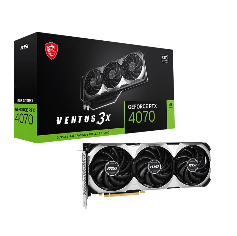 Видеокарта MSI GeForce RTX 4070 VENTUS 3X OC (12 ГБ 192 бит)