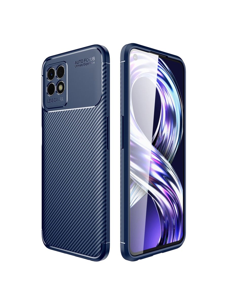 

Brodef Beetle Силиконовый чехол для Realme 8i Черный