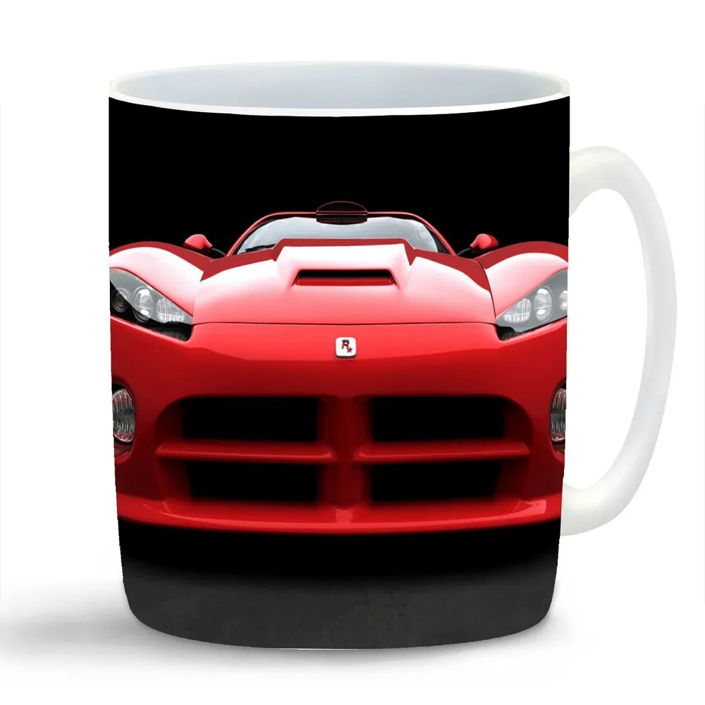 

Кружка CoolPodarok midnight club 2 Красный авто