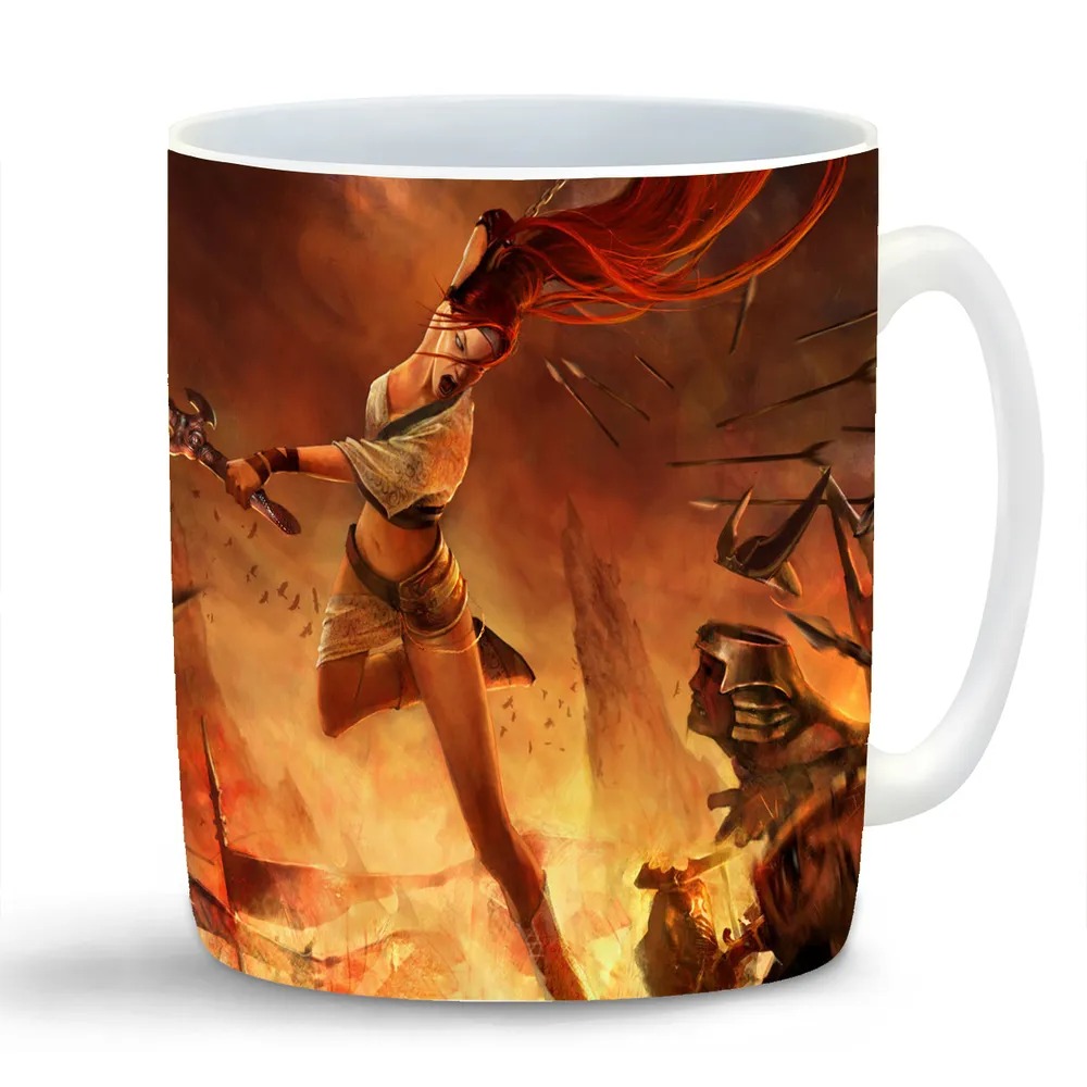 

Кружка CoolPodarok heavenly sword Девушка в бою