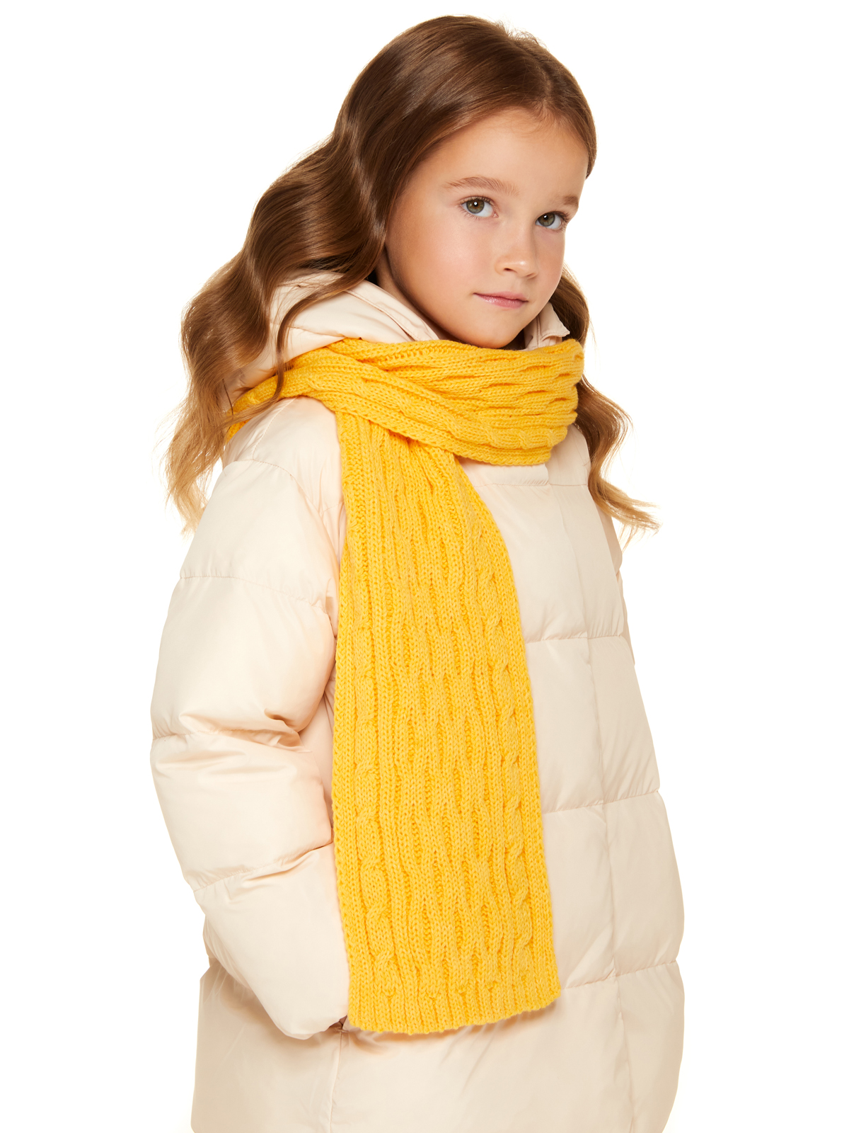 

Шарф детский Scandica Erika желтый ONE SIZE, 760SCAG