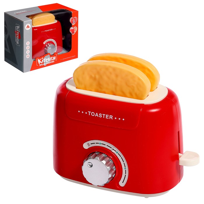Бытовая техника Тостер 9720689, красный тостер kitfort kt 2014 3 720 850 вт 7 режимов прожарки красный