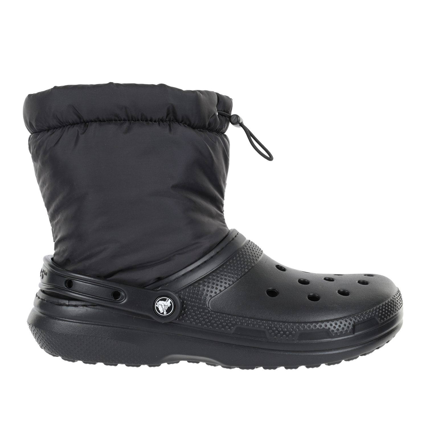 Утепленные галоши унисекс Crocs Classic Lined Neo Puff Boot черные 45 EU