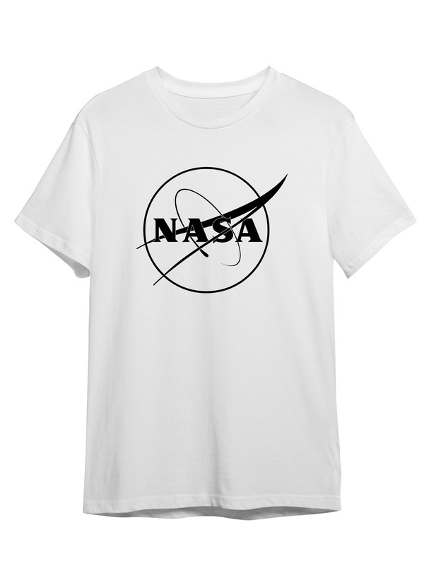 

Футболка унисекс СувенирShop Логотип "NASA / НАСА" белая S (44-46), Белый, Логотип "NASA / НАСА"