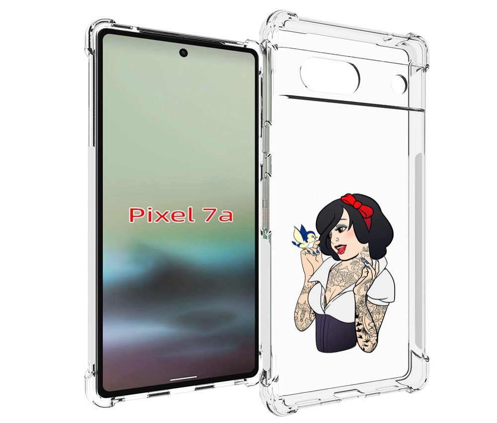 

Чехол MyPads принцесса-тату женский для Google Pixel 7A, Tocco