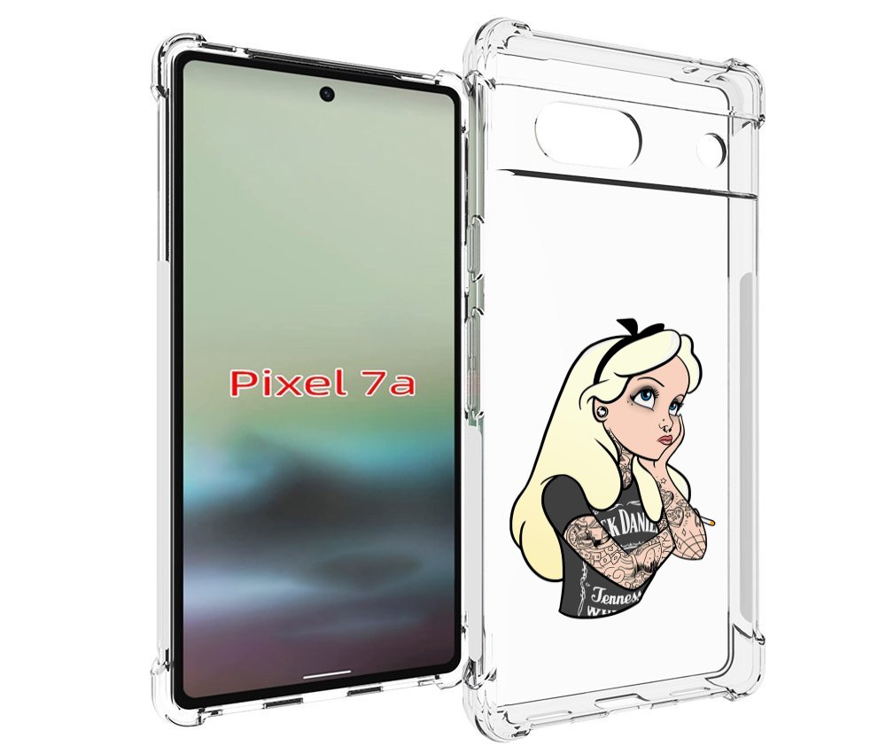 

Чехол MyPads принцесса-в-татуировках женский для Google Pixel 7A, Tocco