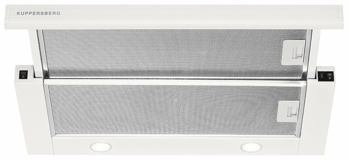 

Вытяжка встраиваемая Kuppersberg SLIMTURBO 60 GW белый, SLIMTURBO 60 GW