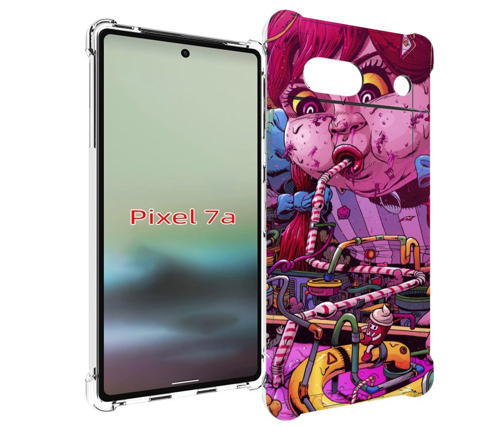 

Чехол MyPads прикольная сладкая картинка для Google Pixel 7A, Tocco